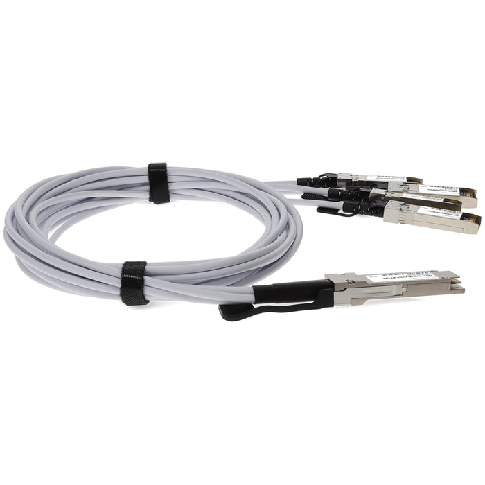 Cisco QSFP-4SFP10G-CU5M Compatible TAA Compliant 40GBase-CU QSFP+ to 4xSFP+ Direct Attach Cable (Passive Twinax, 5m)