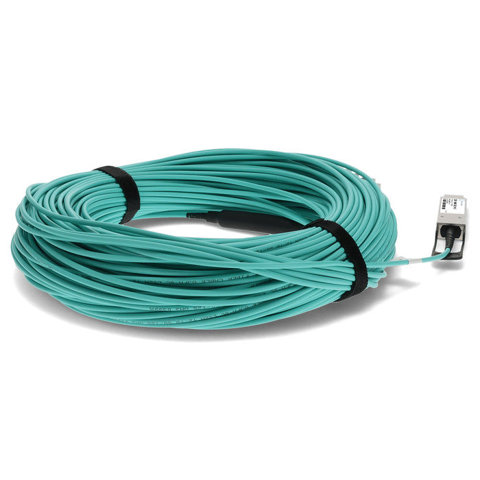 Cisco Compatible TAA Compliant 40GBase-AOC QSFP+ to 4xSFP+ Active Optical Cable (850nm, MMF, 100m)
