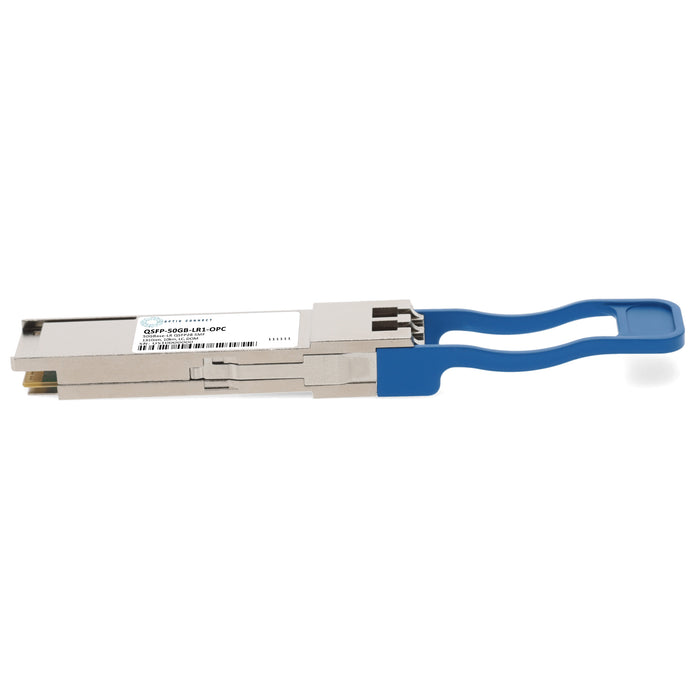 MSA and TAA Compliant 50GBase-LR QSFP28 Single Lambda Transceiver (SMF, 1310nm, 10km, LC, DOM, with FEC)