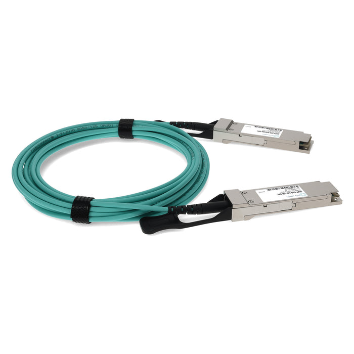 MSA and TAA Compliant 56GBase-AOC QSFP+ Active Optical Cable (850nm, MMF, 3m)