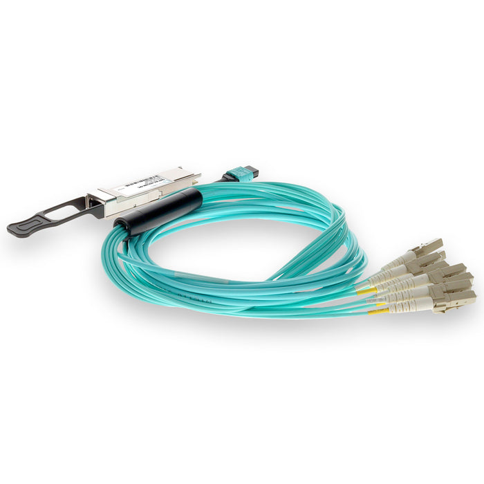 Cisco® Compatible TAA 40GBase-SR4 QSFP Transceiver with 10m breakout (MMF, 850nm, 10m)