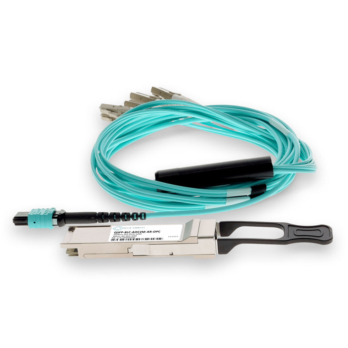 Arista Networks® QSFP-8LC-AOC2M-AR Compatible TAA 40GBase-SR4 QSFP+ Transceiver (MMF, 850nm, 2m, MPO, DOM)