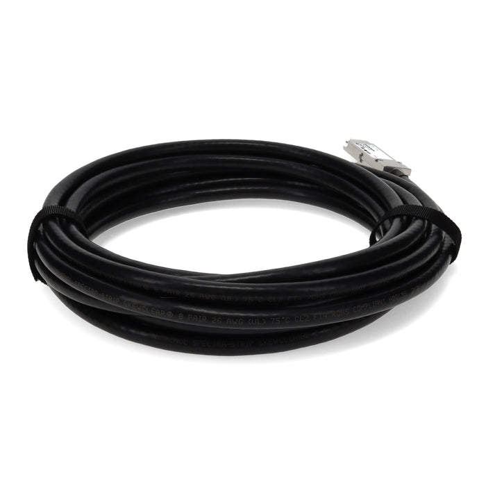 MSA and TAA Compliant 10GBase-CX QSFP+ to CX4 Direct Attach Cable (Passive Twinax, 5m)