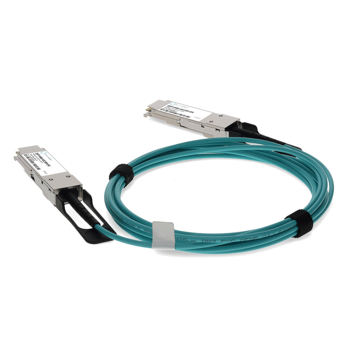 Cisco QSFP-H40G-AOC1M Compatible TAA Compliant 40GBase-AOC QSFP+ Active Optical Cable (850nm, MMF, 1m, Plenum)