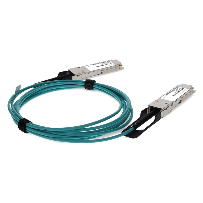 Cisco QSFP-H40G-AOC3M Compatible TAA Compliant 40GBase-AOC QSFP+ Active Optical Cable (850nm, MMF, 3m, Plenum)