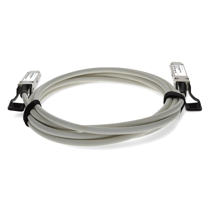 Cisco QSFP-H40G-CU3M-WE Compatible TAA Compliant 40GBase-CU QSFP+ to QSFP+ Direct Attach Cable (Passive Twinax, 3m)