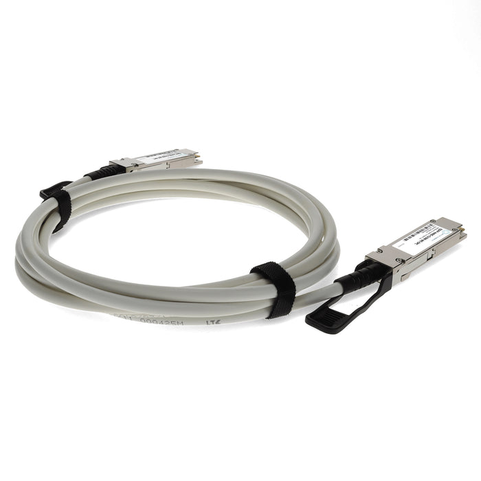 Cisco QSFP-H40G-CU3M-WE Compatible TAA Compliant 40GBase-CU QSFP+ to QSFP+ Direct Attach Cable (Passive Twinax, 3m)