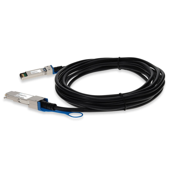 Cisco QSFP-SFP25G-CU-1M Compatible TAA Compliant 25GBase-CU QSFP28 to 1xSFP28 Direct Attach Cable (Passive Twinax, 1m)