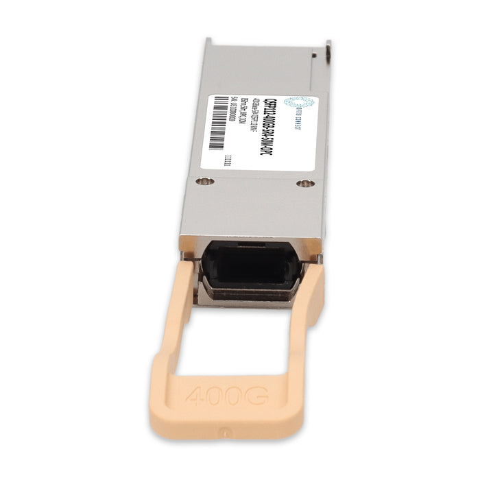 MSA and TAA 400GBase-SR4 QSFP112 Transceiver (MMF, 850nm, 50m, MPO, DOM, CMIS 5.0, Flat Top)