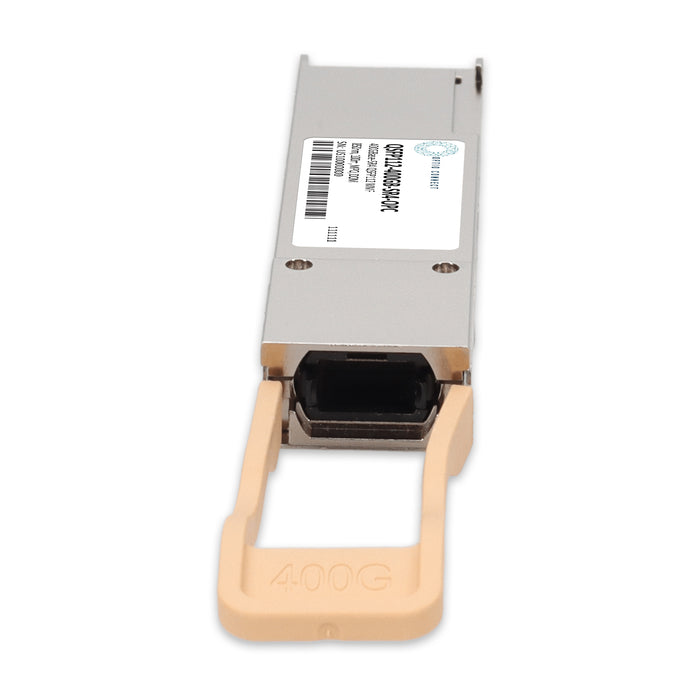 MSA and TAA 400GBase-SR4 QSFP112 Transceiver (MMF, 850nm, 100m, MPO, DOM, CMIS 5.0, Flat Top)