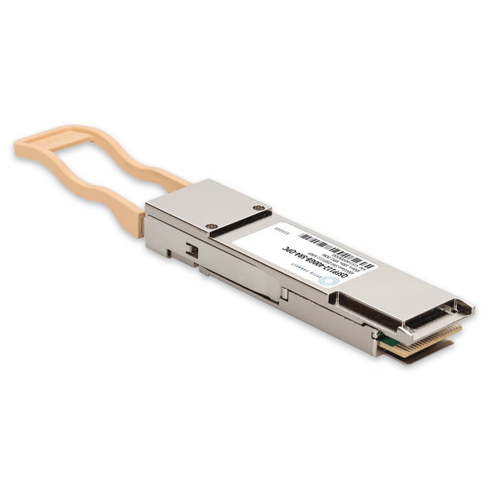 MSA and TAA 400GBase-SR4 QSFP112 Transceiver (MMF, 850nm, 100m, MPO, DOM, CMIS 5.0, Flat Top)
