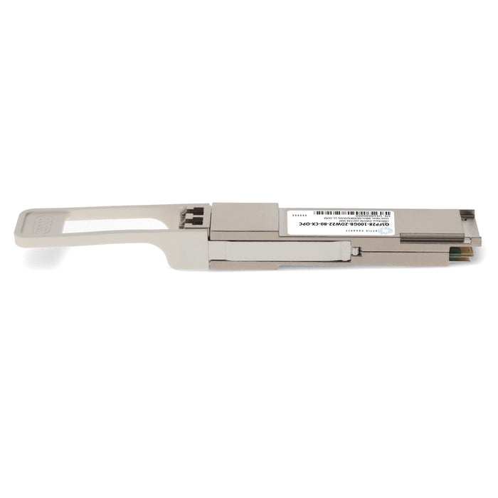 Calix® Compatible TAA 100GBase-DWDM PAM4 QSFP28 Transceiver C-Band (SMF, 1559.79nm, 80km w/EDFA/DCM, LC, DOM)