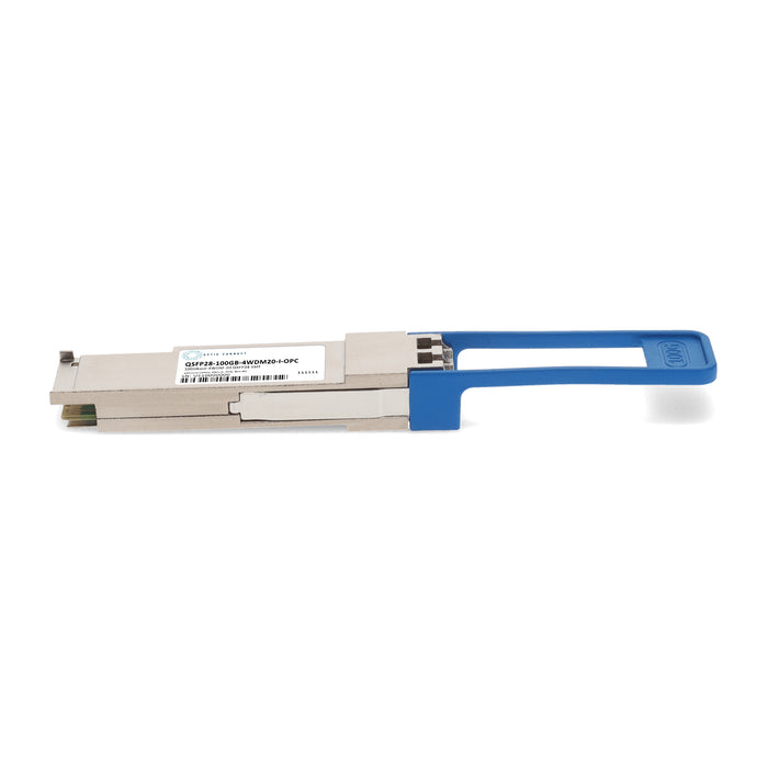 MSA and TAA 100GBase-4WDM-20 QSFP28 Transceiver (SMF, 1295nm to 1309nm, 20km, LC, DOM, -40 to 85C)
