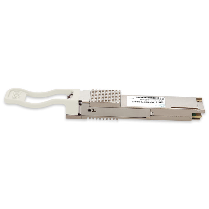 Ciena® Compatible TAA 100GBase-ZR4 Lite BX QSFP28 Transceiver (SMF, 1310.19nmTx/1272.55nmRx, 70km, LC, DOM)