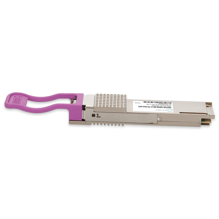 Ciena® Compatible TAA 100GBase-ZR4 Lite BX QSFP28 Transceiver (SMF, 1272.55nmTx/1310.19nmRx, 70km, LC, DOM)