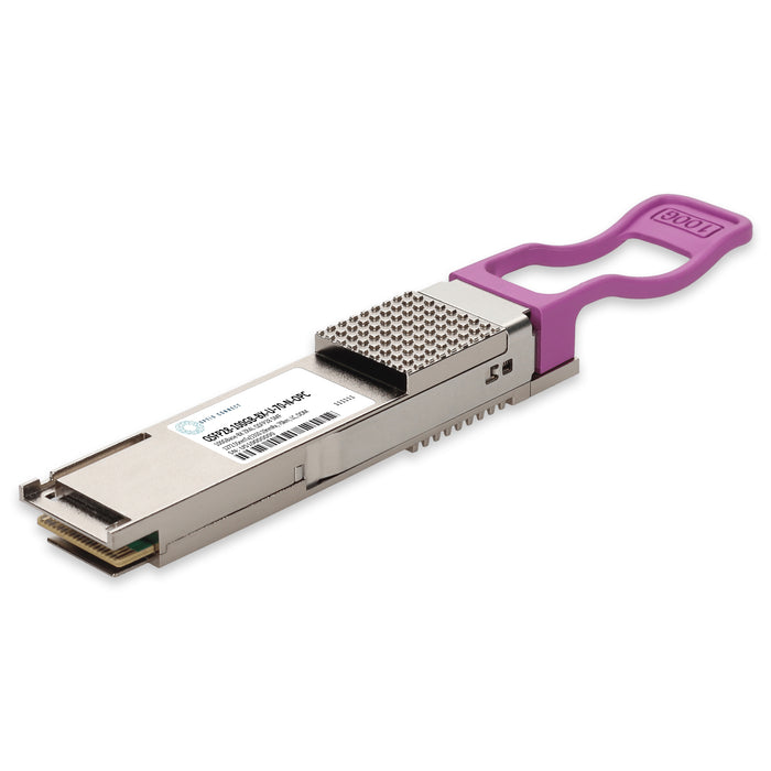 Alcatel-Lucent Nokia® Compatible TAA 100GBase-ZR4 Lite BX QSFP28 Transceiver (SMF, 1272.55nmTx/1310.19nmRx, 70km, LC, DOM)