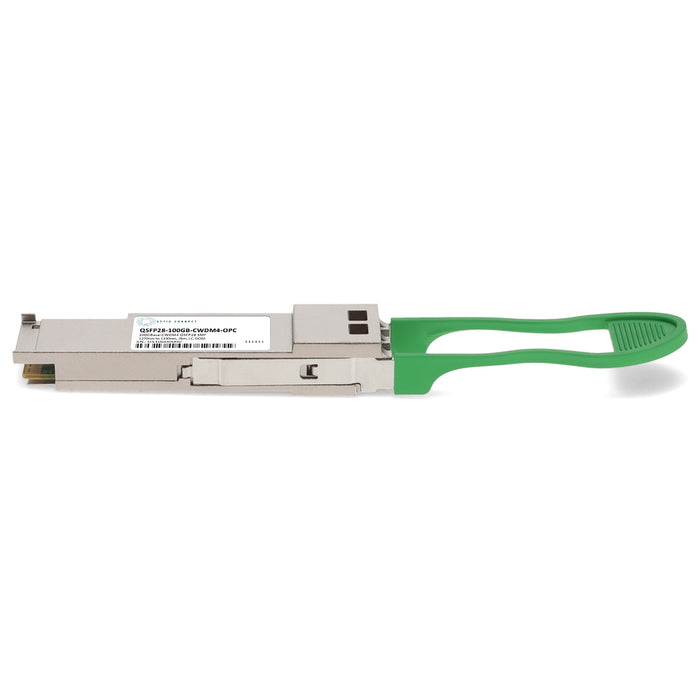 MSA and TAA 100GBase-CWDM4 QSFP28 Transceiver (SMF, 1270nm to 1330nm, 2km, LC, DOM)