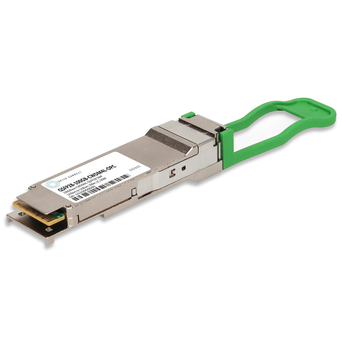 MSA and TAA 100GBase-CWDM4 QSFP28 Transceiver (SMF, 1270nm to 1330nm, 500m, LC, DOM, Limited Temp 15C to 55C)