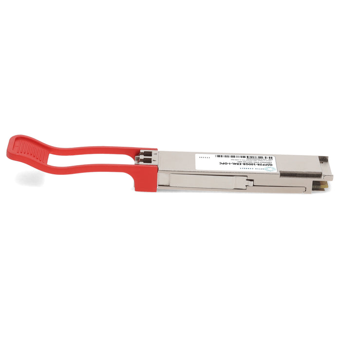 MSA and TAA 100GBase-ER4L QSFP28 Transceiver (SMF, 1310nm, LC, DOM, 40km, -40 to 85C)