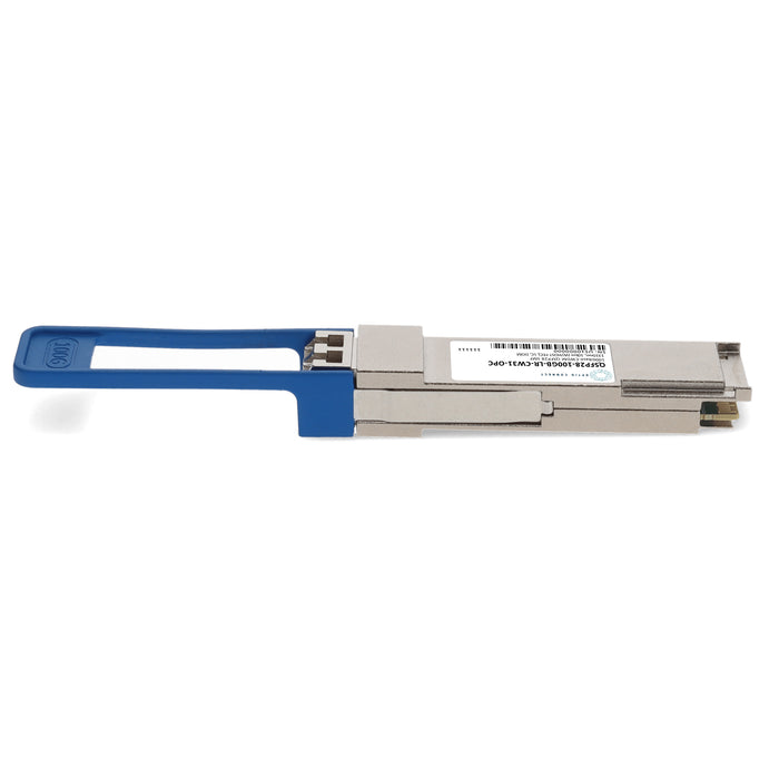 MSA and TAA 100GBase-CWDM QSFP28 Transceiver Single Lambda (SMF, 1310nm, 10km w/FEC, LC, DOM)