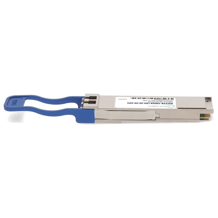 HP® Compatible TAA 100GBase-LR4 QSFP28 Transceiver (SMF, 1295nm to 1309nm, 20km, LC, DOM)