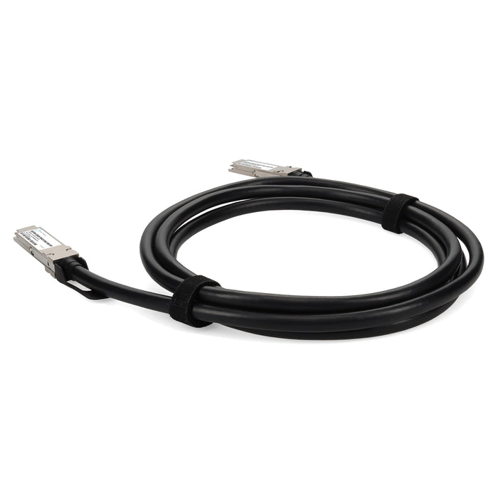 Mellanox Compatible TAA 100GBase-CU QSFP28 to QSFP28 Direct Attach Cable (Passive Twinax, 0.5m, Infiniband EDR, 30AWG, LSZH)
