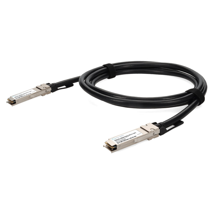 Cisco Compatible TAA 100GBase-CU QSFP28 to QSFP28 Direct Attach Cable (Passive Twinax, 1m, 30AWG, LSZH)