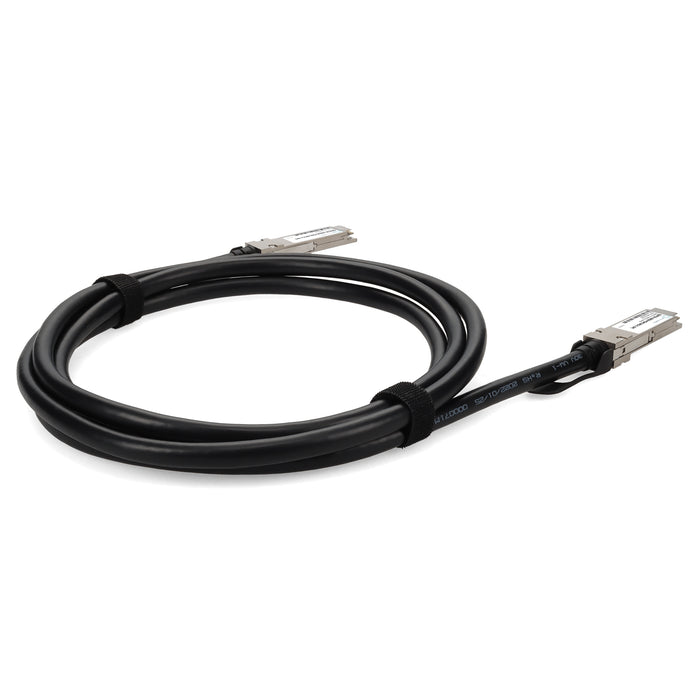Cisco Compatible TAA 100GBase-CU QSFP28 to QSFP28 Direct Attach Cable (Passive Twinax, 1m, 30AWG, LSZH)