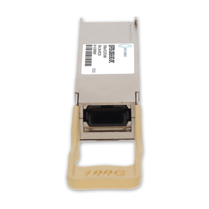 MSA and TAA 100GBase-SR2 QSFP28 Transceiver (MMF, 850nm, 100m, MPO, DOM)