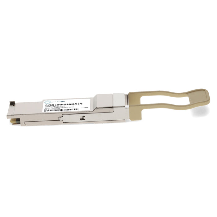 Alcatel-Lucent Nokia® Compatible TAA 100GBase-SR4 QSFP28 Transceiver (MMF, 850nm, 40m w/Reduced FEC, MPO, DOM)