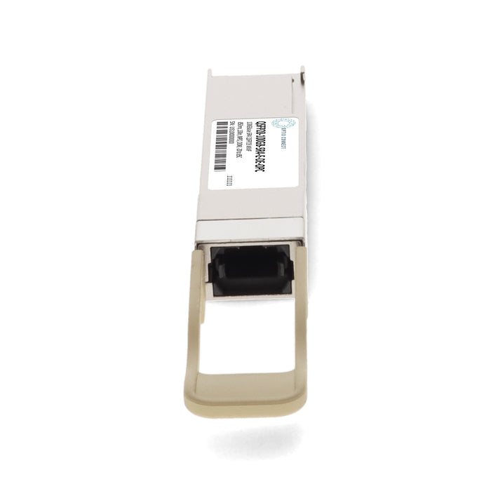 Dell® Compatible TAA 100GBase-SR4 QSFP28 Transceiver (MMF, 850nm, 100m, MPO, DOM, -20 to 85C)