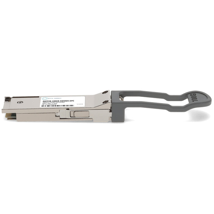 MSA and TAA 100GBase-SWDM4 QSFP28 Transceiver (MMF, 850nm, 100m, LC, DOM)
