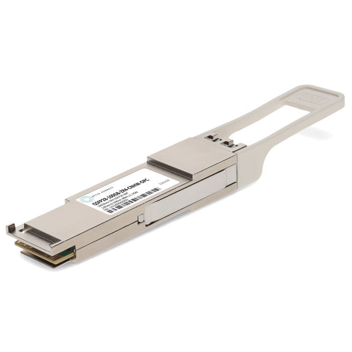 Cisco®, Alcatel-Lucent Nokia®, and Huawei® Compatible TAA 100GBase-ZR4 QSFP28 Transceiver (SMF, 1295nm to 1309nm, 80km, LC, DOM)