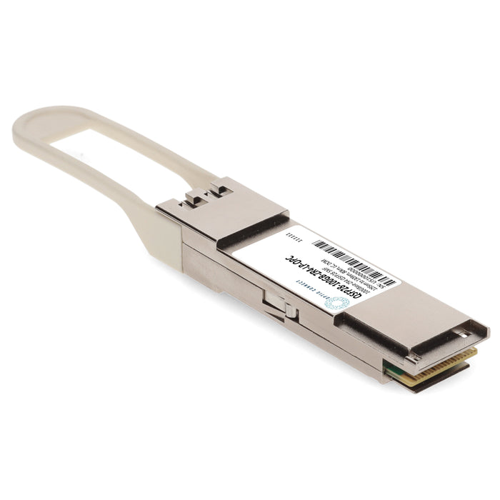 MSA and TAA 100GBase-ZR4 QSFP28 Transceiver Low Power (SMF, 1295nm to 1309nm, 80km, LC, DOM)