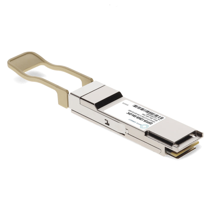 MSA and TAA 100GbE/OTU-4/128G FC Multi-Rate SR4 QSFP28 Transceiver (MMF, 850nm, 100m, MPO, DOM)