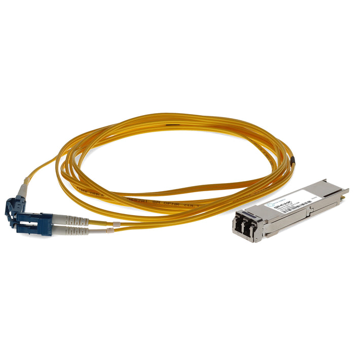 NetOptics® QSFP+KT-LR Compatible TAA 40GBase-LR4 QSFP+ Transceiver (SMF, 1270nm to 1330nm, 10km, LC, DOM)