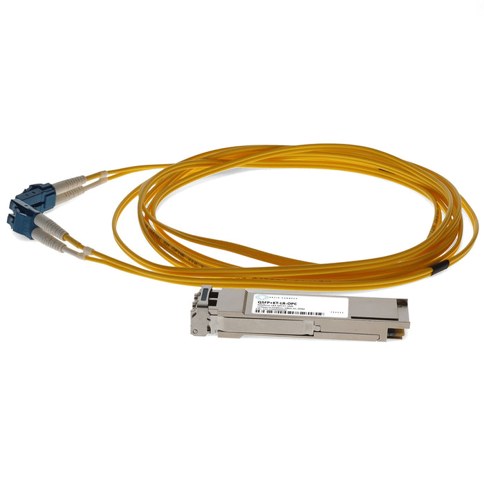 NetOptics® QSFP+KT-LR Compatible TAA 40GBase-LR4 QSFP+ Transceiver (SMF, 1270nm to 1330nm, 10km, LC, DOM)