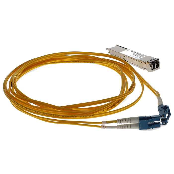 NetOptics® QSFP+KT-LR Compatible TAA 40GBase-LR4 QSFP+ Transceiver (SMF, 1270nm to 1330nm, 10km, LC, DOM)