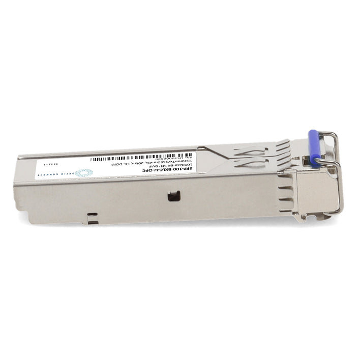 Alcatel-Lucent Nokia® SFP-100-BXLC-U Compatible TAA 100Base-BX SFP Transceiver (SMF, 1310nmTx/1550nmRx, 20km, LC, DOM)