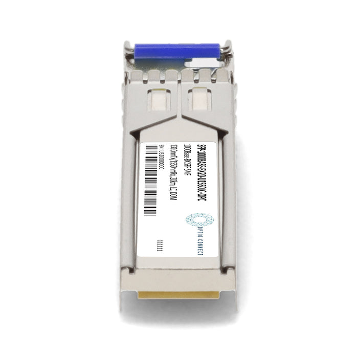 PacketFront® Compatible TAA 1000Base-BX SFP Transceiver (SMF, 1310nmTx/1550nmRx, 20km, LC, DOM)