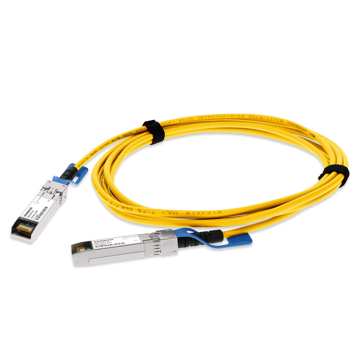 Cisco Compatible TAA 10GBase-CU SFP+ Yellow Direct Attach Cable (Passive Twinax, 2m)