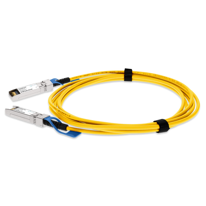 Cisco Compatible TAA 10GBase-CU SFP+ Yellow Direct Attach Cable (Passive Twinax, 2m)