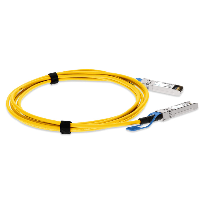 Cisco Compatible TAA 10GBase-CU SFP+ Yellow Direct Attach Cable (Passive Twinax, 2m)