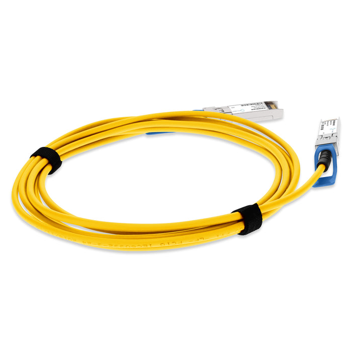 Cisco Compatible TAA 10GBase-CU SFP+ Yellow Direct Attach Cable (Passive Twinax, 3m)