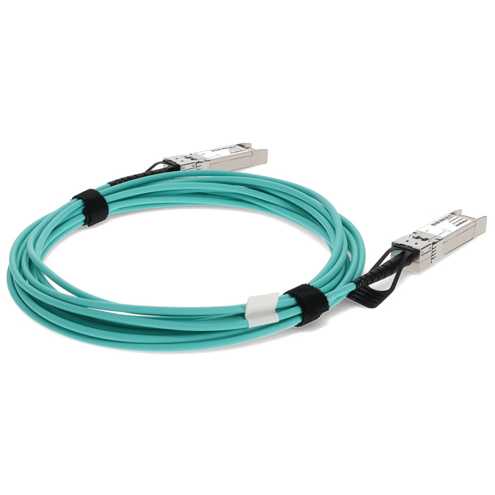 HP Compatible TAA Compliant 10GBase-AOC SFP+ to SFP+ Active Optical Cable (850nm, MMF, 8m)