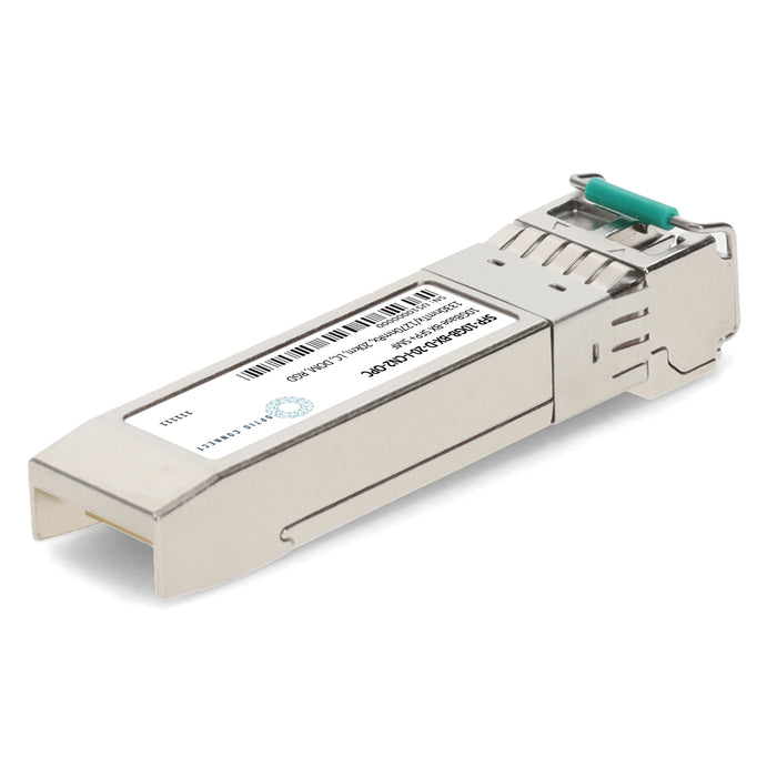 Ciena® Compatible TAA 10GBase-BX SFP+ Transceiver (SMF, 1330nmTx/1270nmRx, 20km, LC, DOM, -40 to 85C)