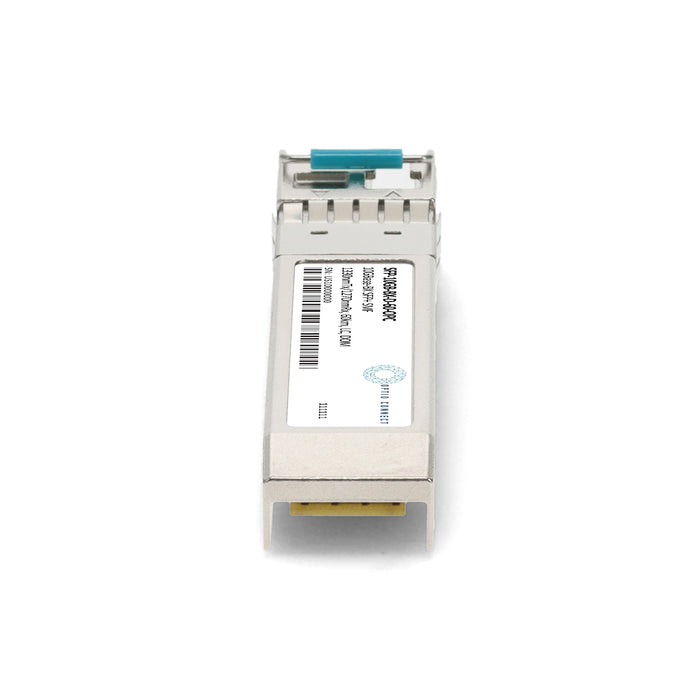 MSA and TAA 10GBase-BX SFP+ Transceiver (SMF, 1330nmTx/1270nmRx, 60km, LC, DOM)