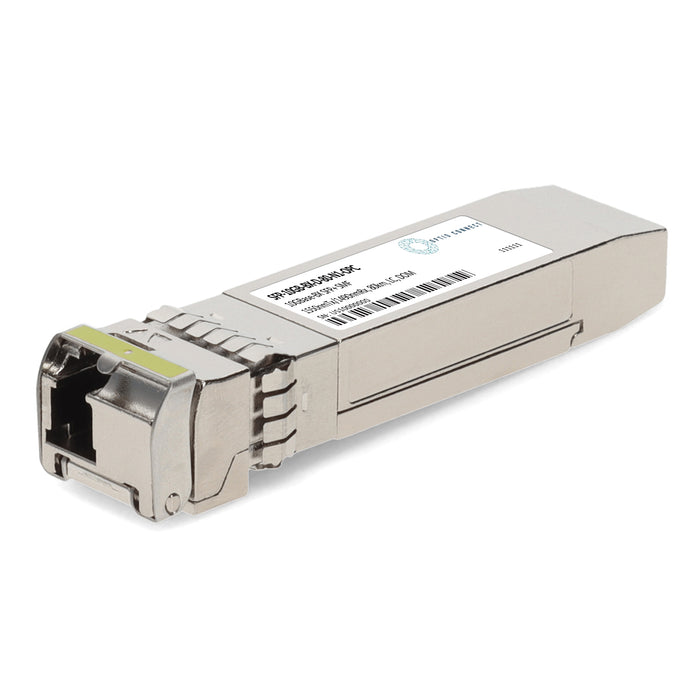 Alcatel-Lucent Nokia® Compatible TAA 10GBase-BX SFP+ Transceiver (SMF, 1550nmTx/1490nmRx, 80km, LC, DOM)
