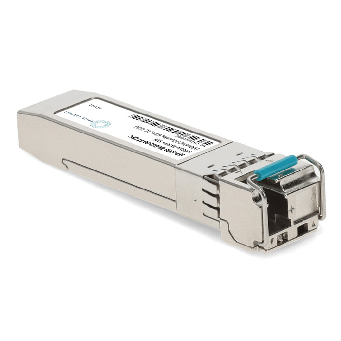 Fortinet® Compatible TAA 10GBase-BX SFP+ Transceiver (SMF, 1330nmTx/1270nmRx, 60km, LC, DOM)