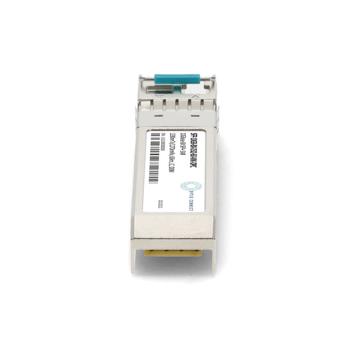 Mikrotik® Compatible TAA 10GBase-BX SFP+ Transceiver (SMF, 1330nmTx/1270nmRx, 60km, LC, DOM)